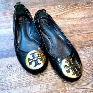 Tory Burch Child Size 2.5 Black Flats
